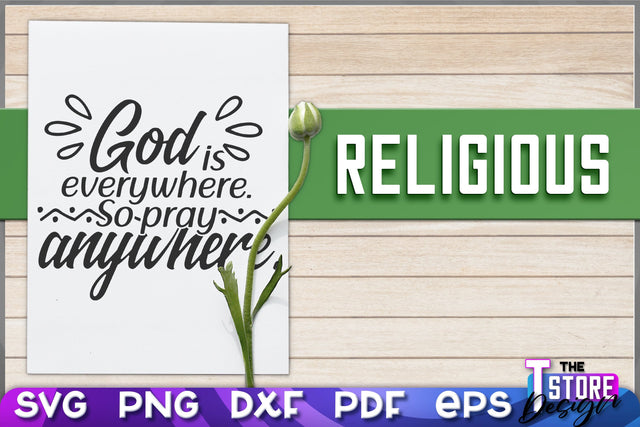Religious SVG | Christian Phrases | SVG Inscription Design | SVG File v.1 SVG The T Store Design 