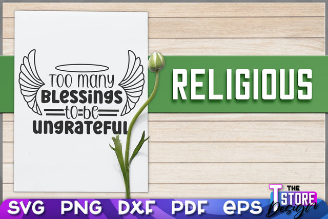 Religious SVG | Christian Phrases | SVG Inscription Design | SVG File v.1 SVG The T Store Design 