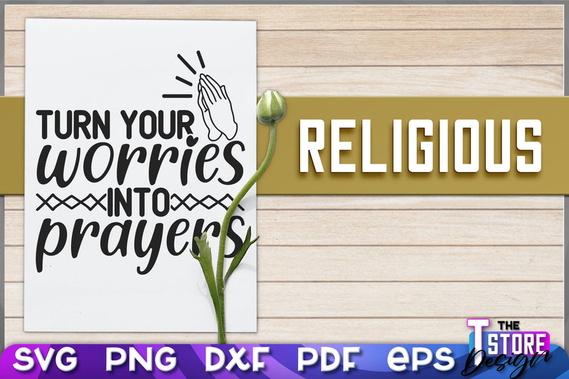 Religious SVG | Christian Phrases | SVG Inscription Design | SVG File v.2 SVG The T Store Design 