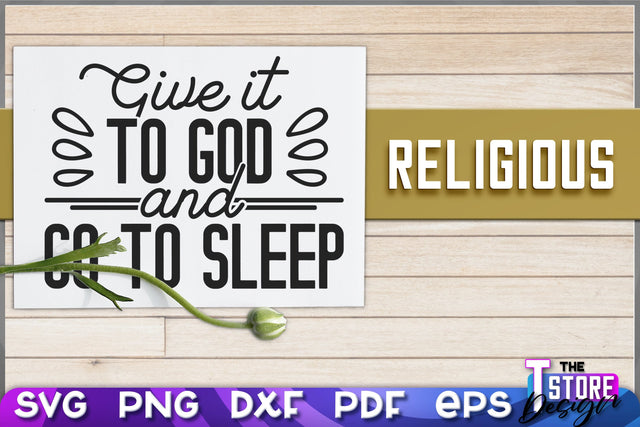 Religious SVG | Christian Phrases | SVG Inscription Design | SVG File v.2 SVG The T Store Design 