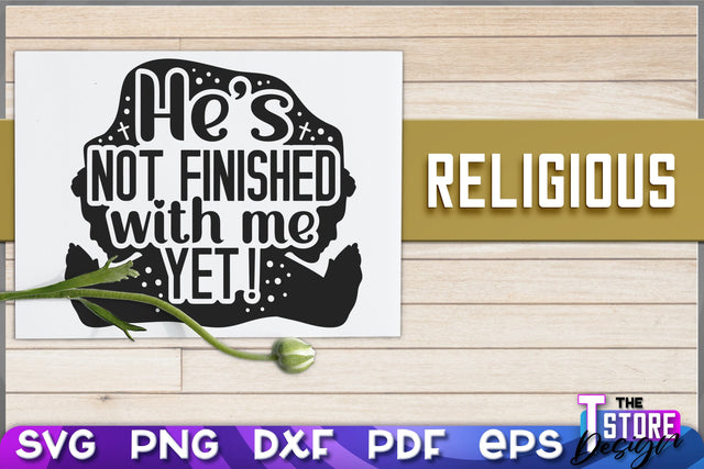Religious SVG | Christian Phrases | SVG Inscription Design | SVG File v.2 SVG The T Store Design 