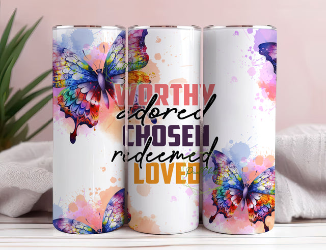 Religious Tumbler Wrap PNG, 20oz Skinny Tumbler Sublination Designs, Christian Tumbler Wrap, Bible Verses Tumbler Wrap, Designs for Tumbler Sublimation PixelChick 