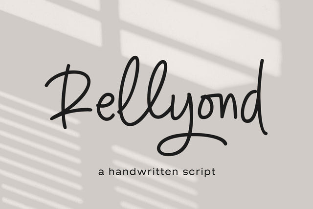 Rellyond Font gatype 