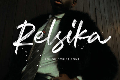 Relsika - Rough Script Font Arterfak Project 