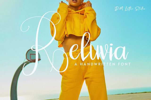 Reluvia Font Dm Letter Studio 