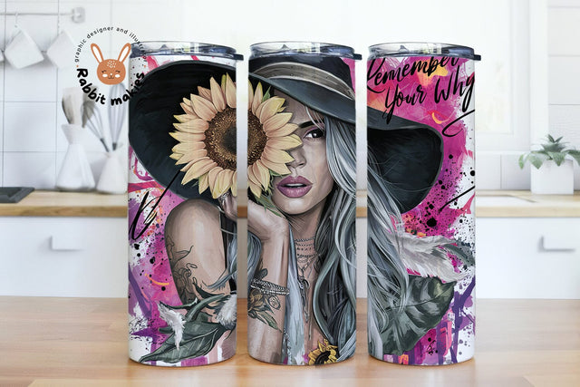 Remember Your Why 20oz Skinny Tumbler Sublimation Designs Sublimation Rabbitmakies 
