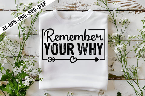 Remember Your Why Svg, Motivation Svg Designs SVG shah alam 