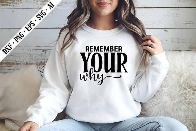 Remember Your Why Svg, Motivation Svg Designs SVG shah alam 