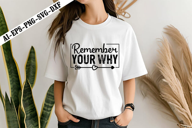 Remember Your Why Svg, Motivation Svg Designs SVG shah alam 
