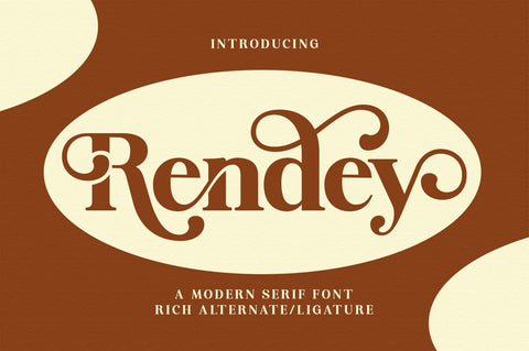 Rendey Font gatype 