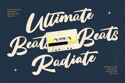 Replant United - Bold Calligraphy Font Font Letterena Studios 