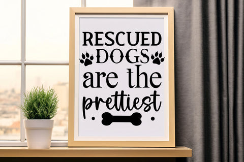 Rescued dogs are the Svg Design SVG Regulrcrative 