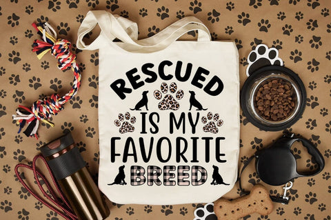 Rescued Is My Favorite Breed SVG Design SVG Designangry 