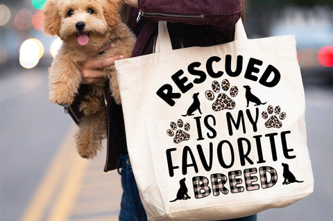 Rescued Is My Favorite Breed SVG Design SVG Designangry 
