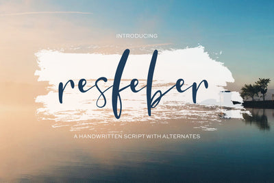 Resfeber Script Font Beck McCormick 