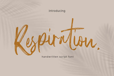 Respiration Font gatype 
