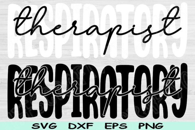 Respiratory Therapist Svg Dxf Png Eps Cut Files, RT Svg, Respiratory Therapy Svg Files For Cricut, Silhouette Digital Sublimation Designs SVG TiffsCraftyCreations 