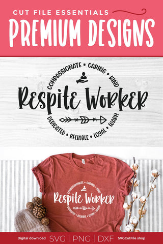 Respite worker svg, a respite care provider svg for crafters SVG SVG Cut File 