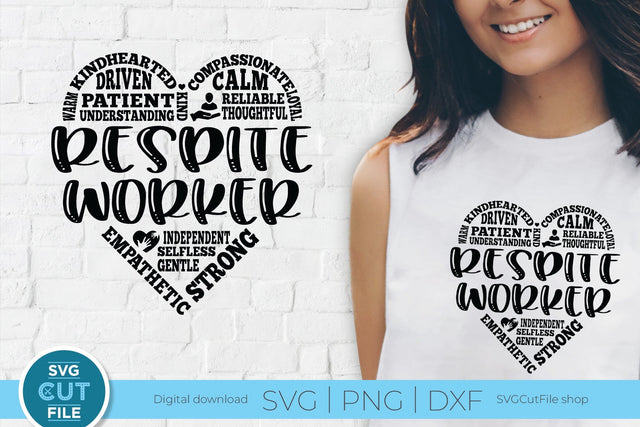 Respite worker svg, a respite care provider svg for crafters SVG SVG Cut File 