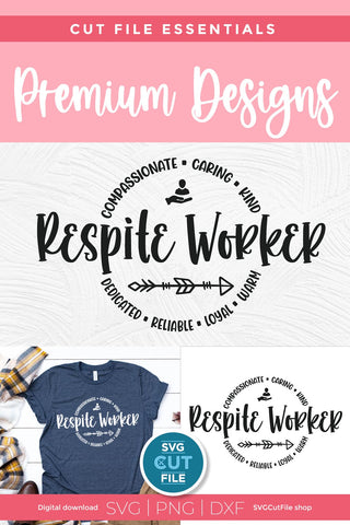 Respite worker svg, a respite care provider svg for crafters SVG SVG Cut File 