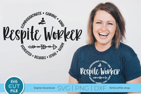 Respite worker svg, a respite care provider svg for crafters SVG SVG Cut File 