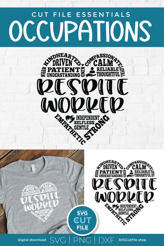 Respite worker svg, a respite care provider svg for crafters SVG SVG Cut File 