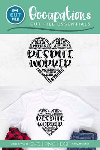 Respite worker svg, a respite care provider svg for crafters SVG SVG Cut File 