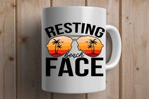 Resting Beach Face Funny Summer SVG SVG BillahCrafts 