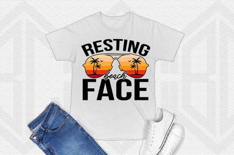 Resting Beach Face Funny Summer SVG SVG BillahCrafts 