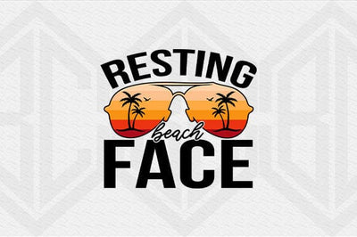 Resting Beach Face Funny Summer SVG SVG BillahCrafts 