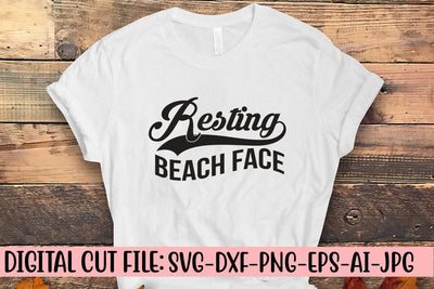 Resting Beach Face SVG SVG Syaman 
