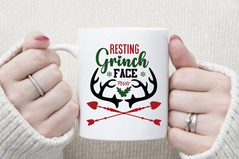 resting grinch face SVG Angelina750 