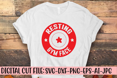 Resting Gym Face SVG Syaman 