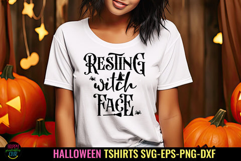 Resting Witch Face Halloween Mom SVG I Halloween Shirts SVG SVG Happy Printables Club 