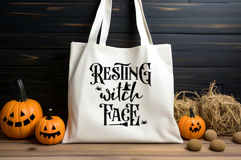 Resting Witch Face Halloween Mom SVG I Halloween Shirts SVG SVG Happy Printables Club 