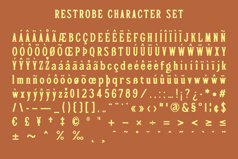Restrobe - Retro Serif Font Font studioalmeera 