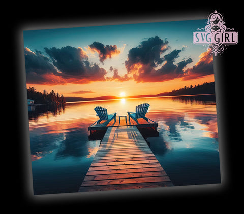 Retirement 20oz Tumbler Wrap Sublimation Design, Straight Tapered Tumbler Wrap, Lake Life Tumbler Png, Instant Digital Download Sublimation SvggirlplusArt 