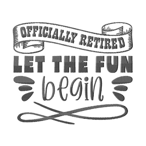 Retirement Embroidery Designs Bundle - 6 Designs, Retirement Quotes Embroidery Patterns, Retirement Sayings Embroidery Files Embroidery/Applique DESIGNS HappyDesignStudio 