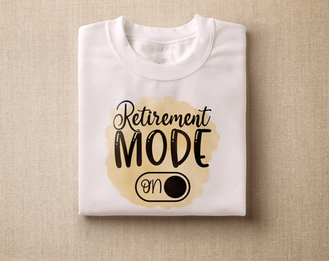 Retirement Sublimation Designs Bundle, 6 Retirement PNG Files, Officially Retired PNG, You Can't Retire From Being Great PNG, Retirement Mode On PNG Sublimation HappyDesignStudio 