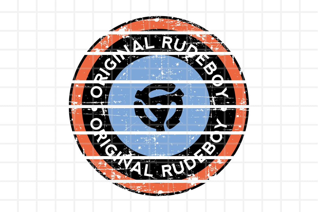 Retro 1960s Original Rude Boy Graphic Design - So Fontsy