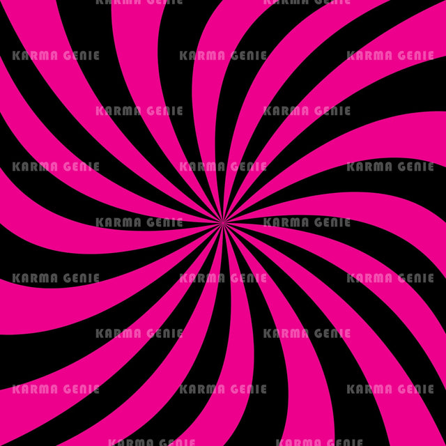 Retro 60s 70s Hot Pink And Black Swirl Groovy Vintage Pattern Digital Paper Digital Pattern Karma Genie Graphics 