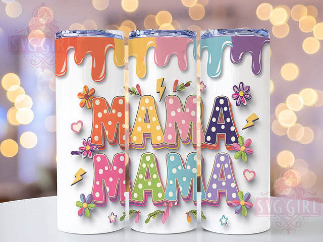 Retro 70s Mama Mom Life 20oz Tumbler, Mama Tumbler, Vintage Tumbler, Mom Life Tumbler, 70s Mama Tumbler, 20oz Sublimation Wrap, Retro Mom TumblerMothers Day Sublimation SvggirlplusArt 