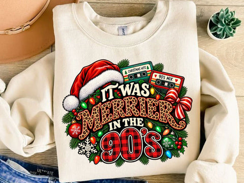 Retro 90s Christmas Sublimation PNG SVG artprintfile 