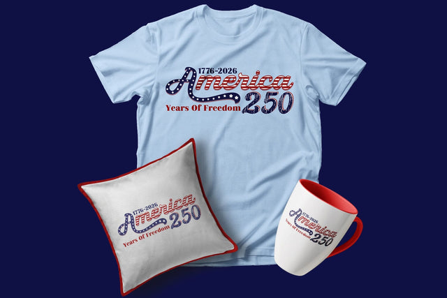 Retro America 250th Anniversary, USA 250th, 4th of July Sublimation SVG zafrans studio 