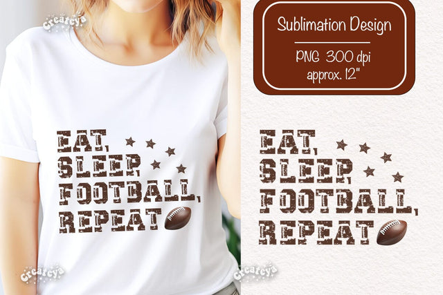 Retro American Football Quote PNG sublimation t-shirt design Sublimation Createya Design 