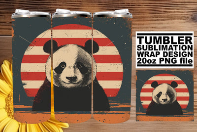 Retro Animal Parade Tumbler Design, Vintage Sublimation Wrap, 20oz, Nostalgic Menagerie Sublimation afrosvg 