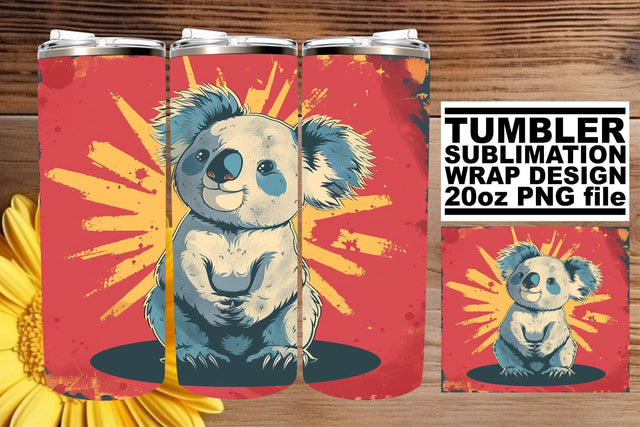 Retro Animal Tumbler Wrap, 20oz Sublimation Design, Vintage Vibes, Retro Wildlife Sublimation afrosvg 