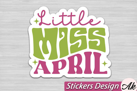 Retro April Fools Day Stickers SVG Bundle SVG akazaddesign 