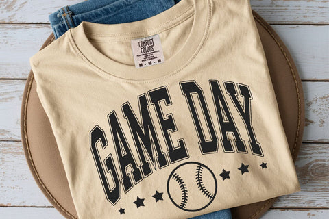 Retro Baseball Game Day Png Svg SVG DesignDestine 