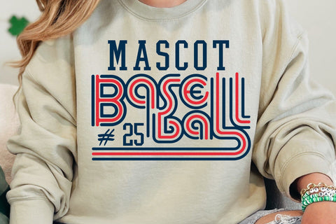 Retro Baseball Team Template, Baseball Mom Svg, Baseball Bundle Svg SVG DesignDestine 